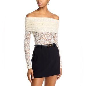 Ronny Kobo Harley Off-the-Shoulder Top
Color: Glacier